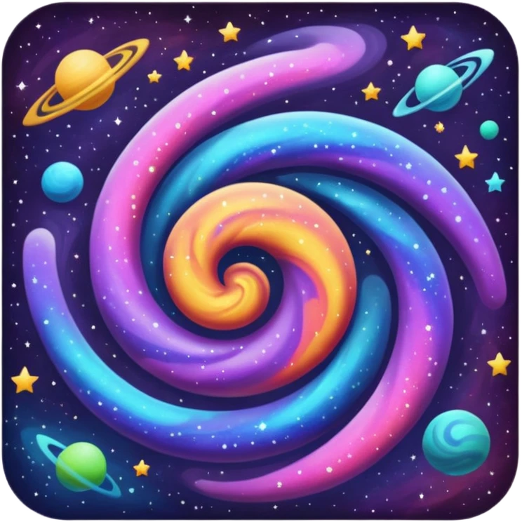 Create a galaxy emoji