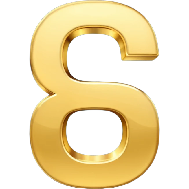 G59 Text emoji image wirtten in 3d gold letters emoji