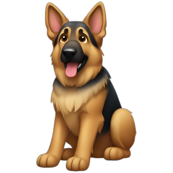 german shepherd emoji
