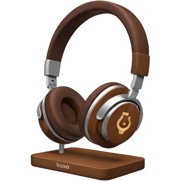 headphones holder/stand emoji