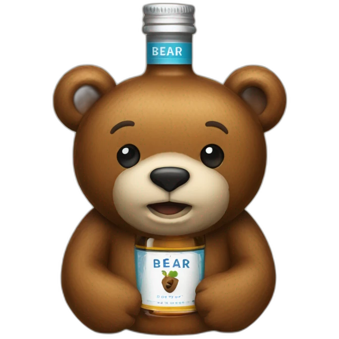 bear vodka emoji