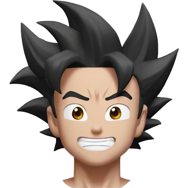 Goku Black super saiyan rose emoji