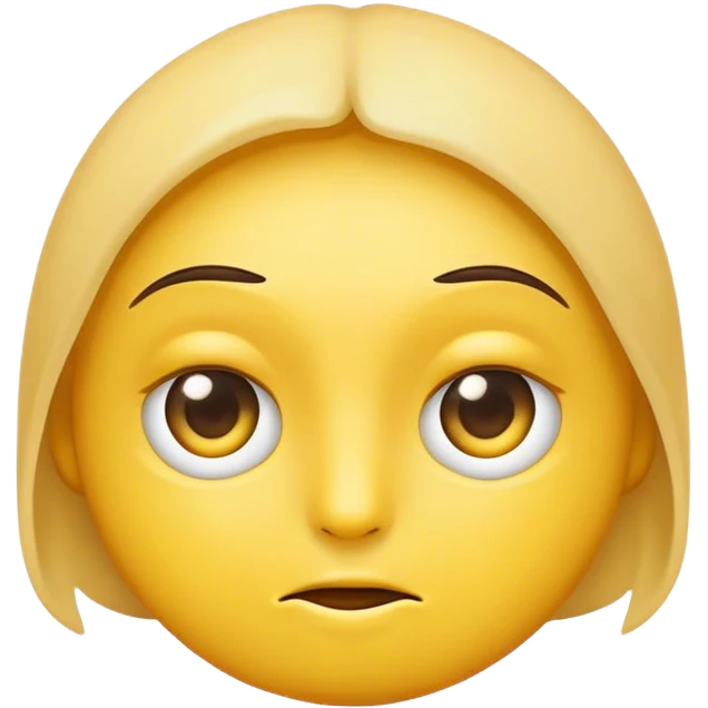Yellow emoji side eye emoji