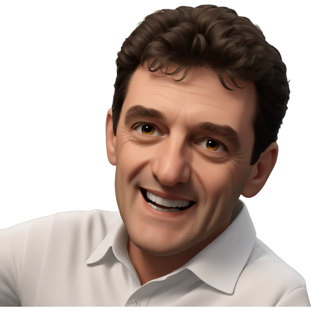 smiling boy in white shirt emoji
