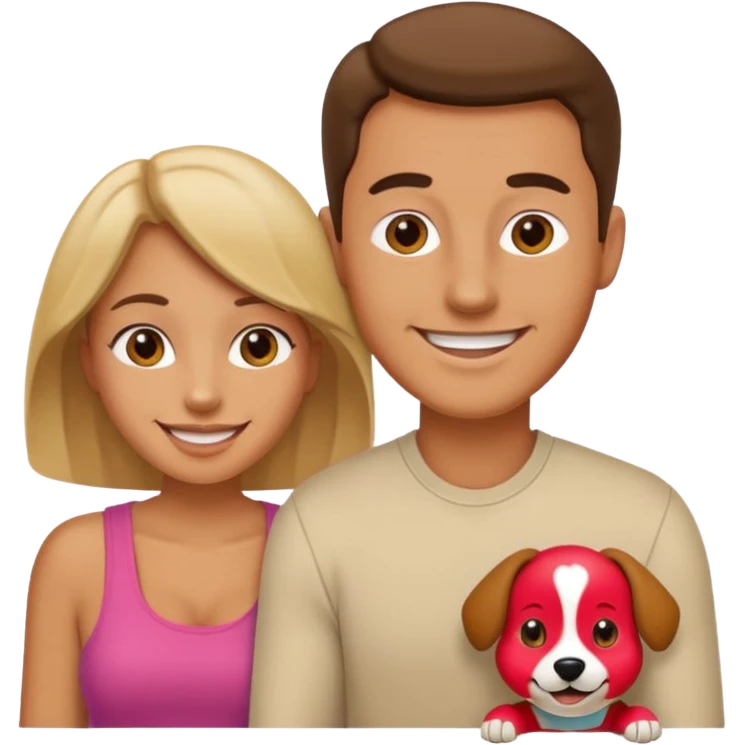 man and woman in doggy styles emoji