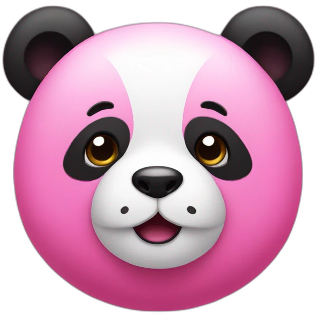 pink panda emoji