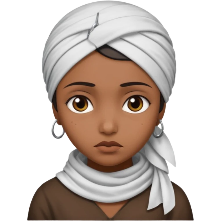 indian girl who is sad emoji