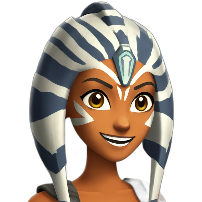 smiling ahsoka emoji