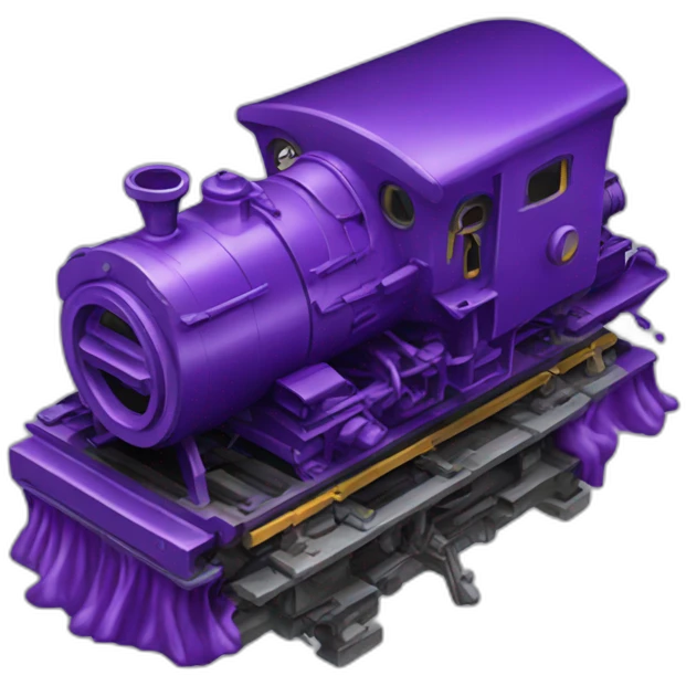 purple engine dripping emoji