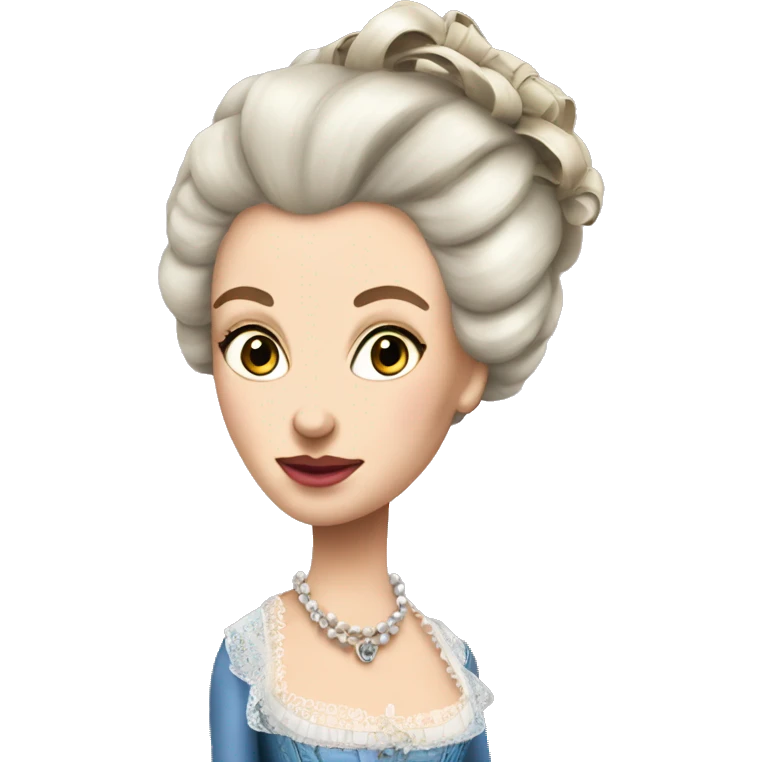 realistic Marie Antoinette  emoji