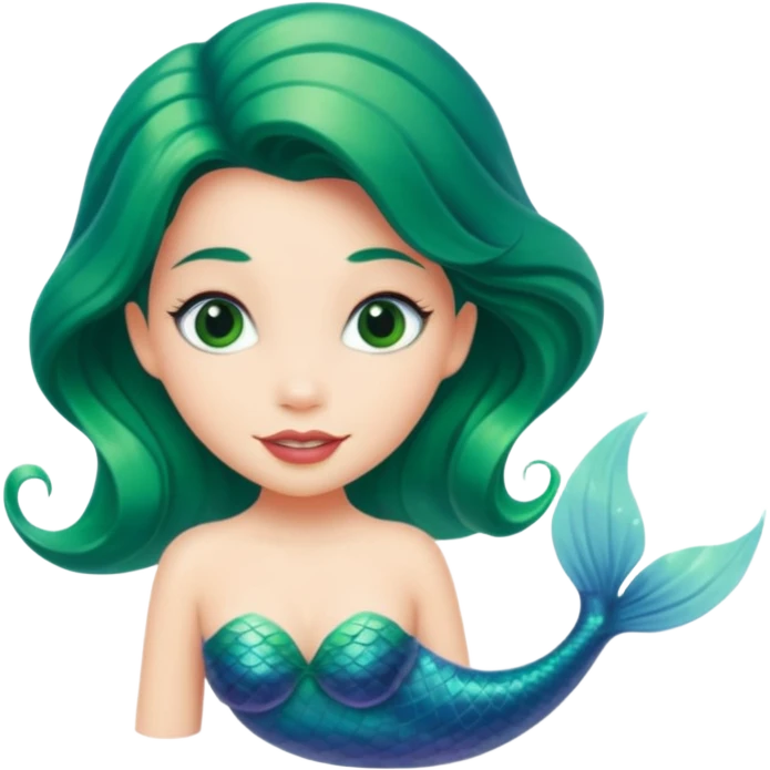 ariel Princess with fin emoji