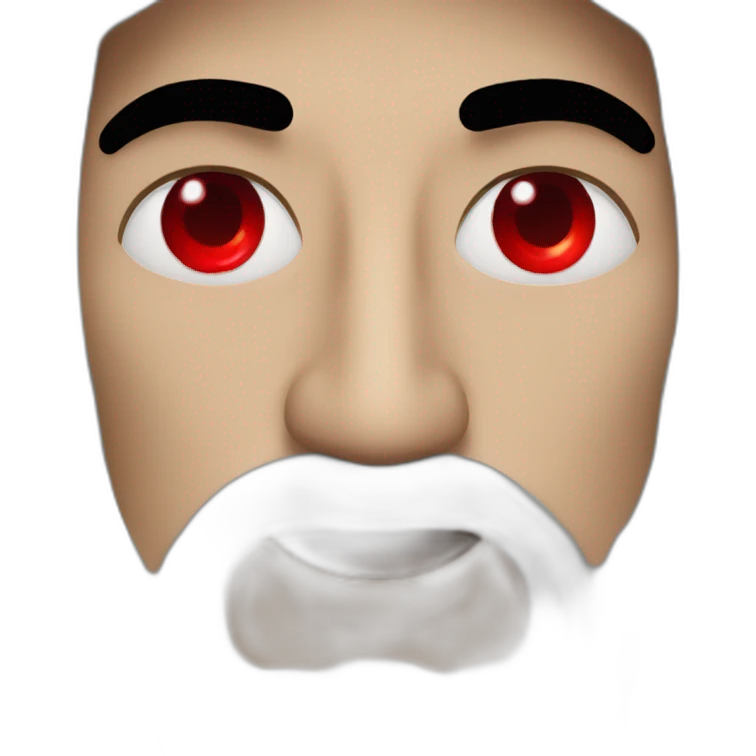 Ben laden with red hearts eyes emoji