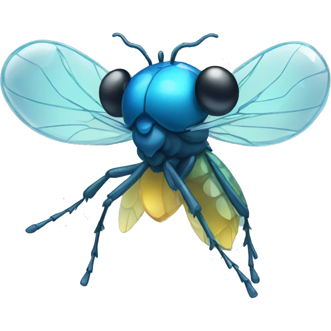 Crystal-fly emoji