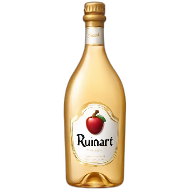 Bottle of Ruinart emoji
