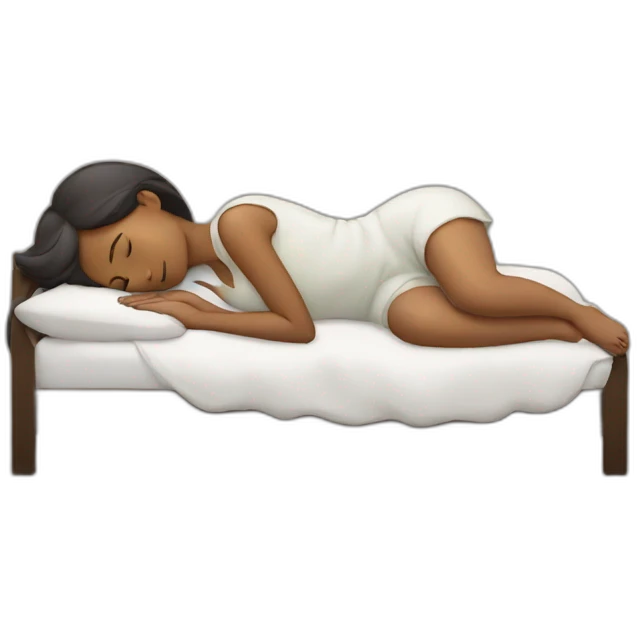 girl sleeping emoji