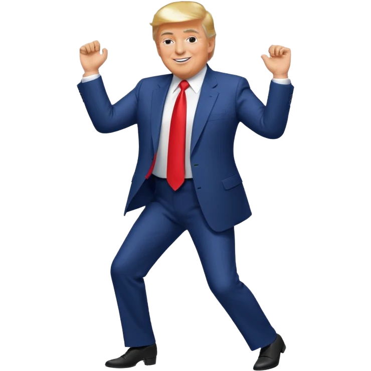Donald Trump bailando  emoji