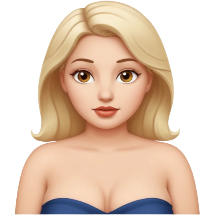 white woman booty emoji