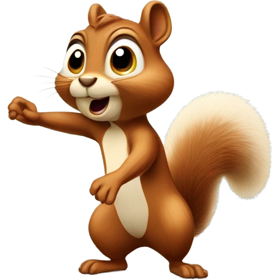 Squirrel in disbelief  emoji
