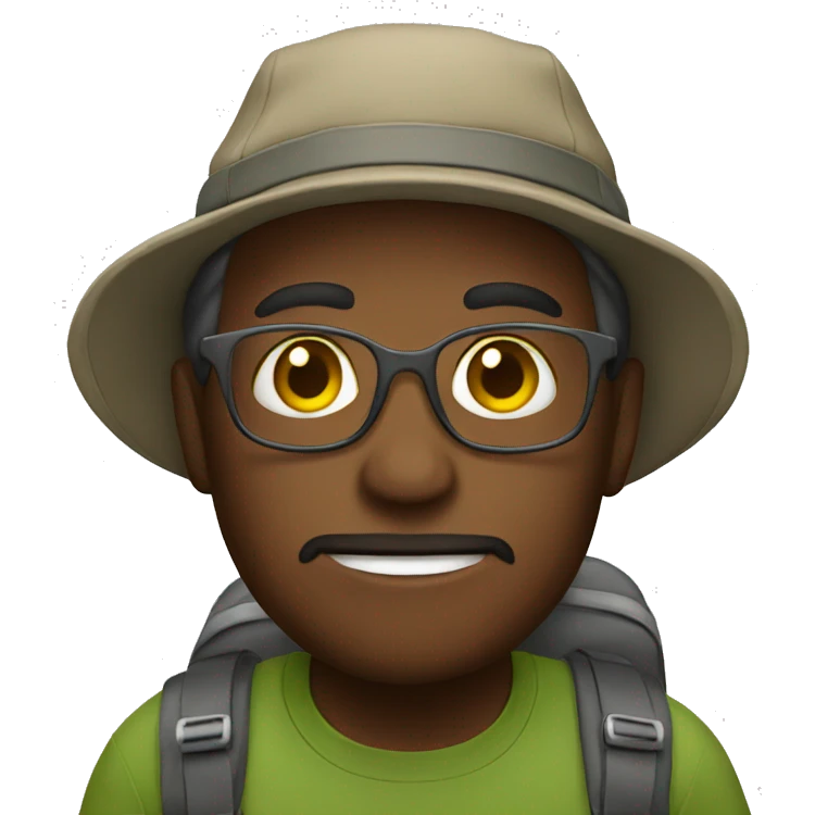 Hiker emoji