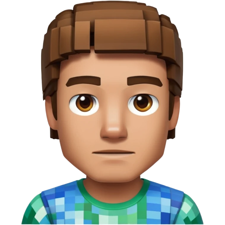 Steve from Minecraft emoji