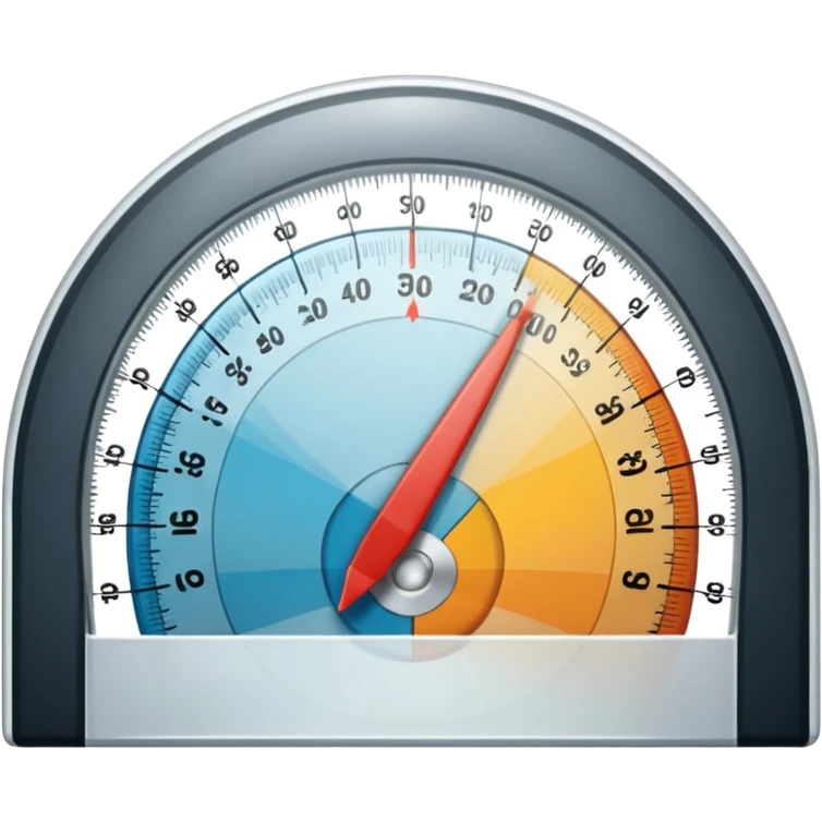 "📏" This emoji is for ruler. Then make an emoji for protractor. Which is real emoji type like the give emoji