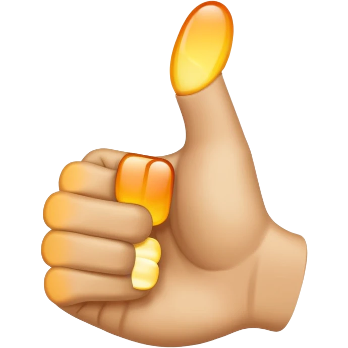 thumbs up hand emoji