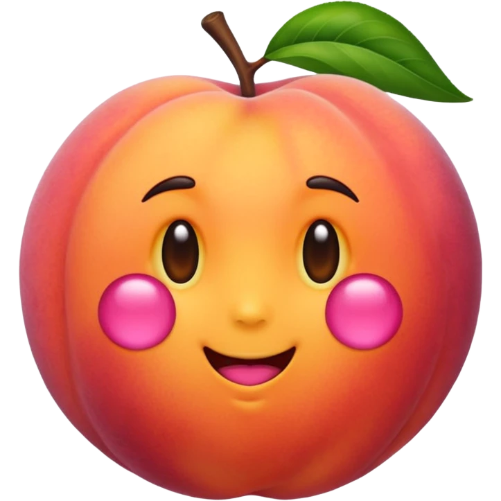 emoji peach emoji