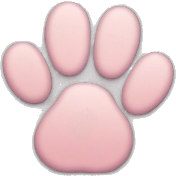  cute paw emoji