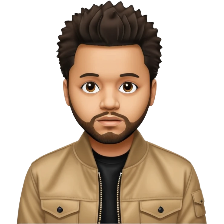 Hyperrealistic, vivid, ultra detailed sticker design of singer, songwriter, rapper, canadian celebrity, the weeknd, in 2019.
8k quailty, 5000x5000px, clean, smooth, ultra thin lines, no emoji icons, no emoji faces, isolated. Glossy appearance. emoji