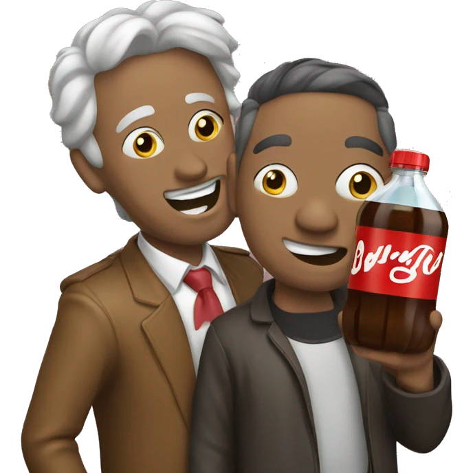 Betmen and cola emoji