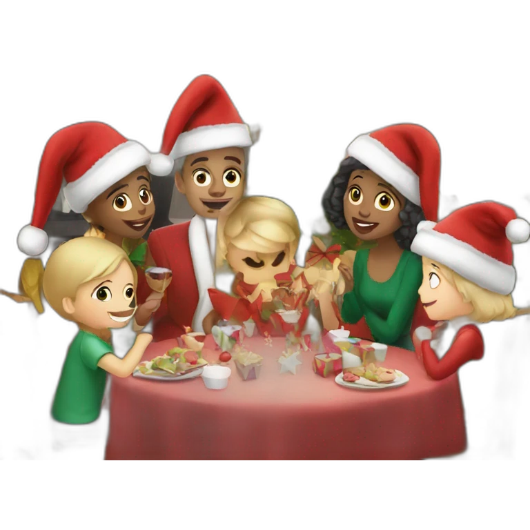 Christmas party emoji