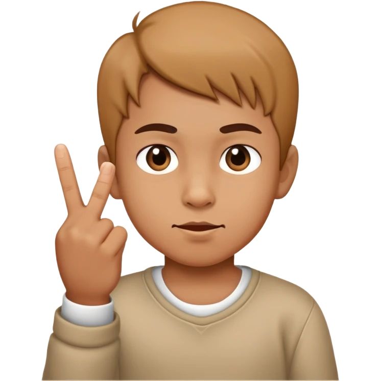 Зделай  чтобы маленкий малчик показивал фак emoji