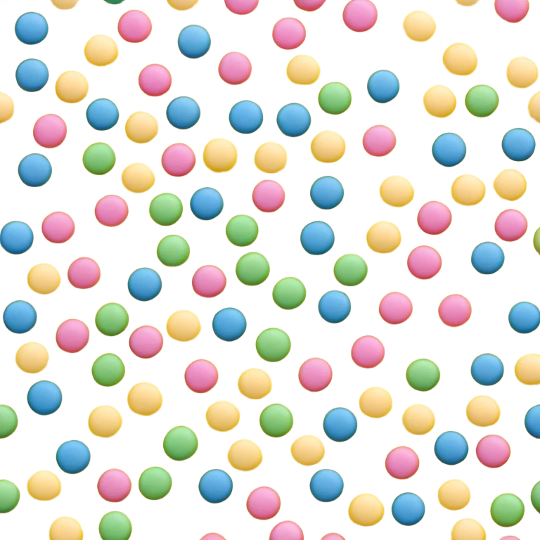 loose scatter of tiny colorful sugar strands vermicelli thin slightly curved pastel bright pink yellow green blue matte grainy texture no bowl extras apple emoji style soft lighting subtle shadows emoji scale emoji