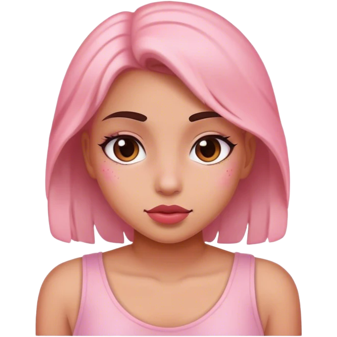 Girl rosa emoji