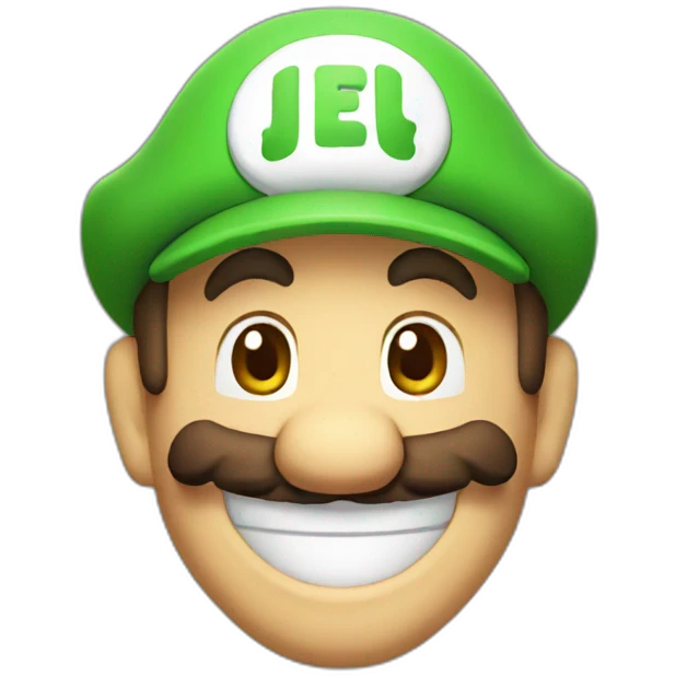 luigi laughing emoji