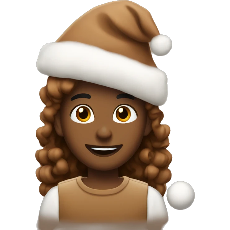 Brown Christmas aesthetic  emoji