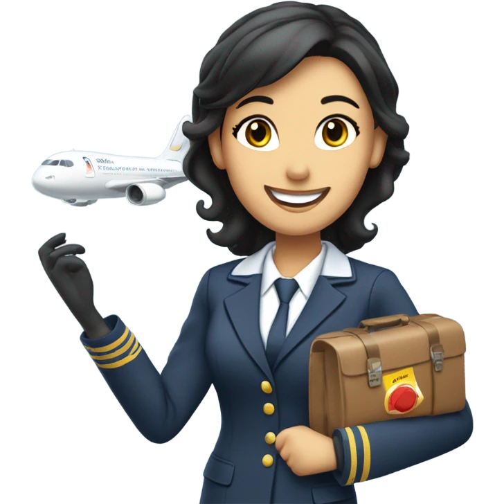 Flight attendant  emoji