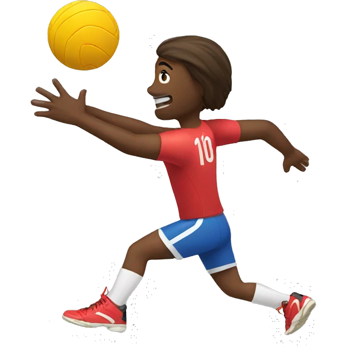 person hitting a volleyball  emoji