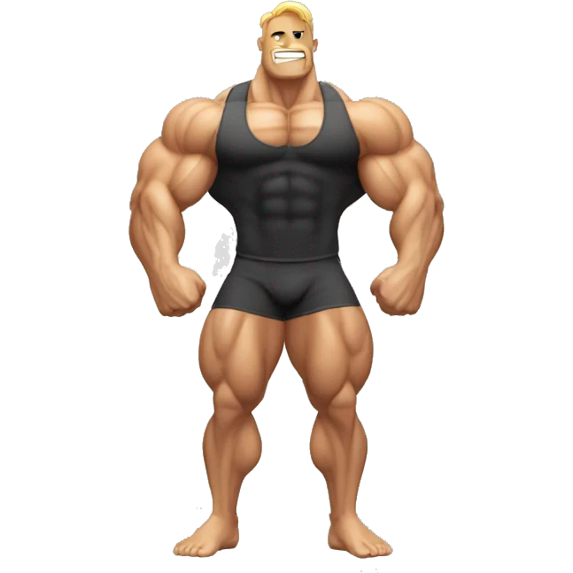 bodybuilder REST emoji