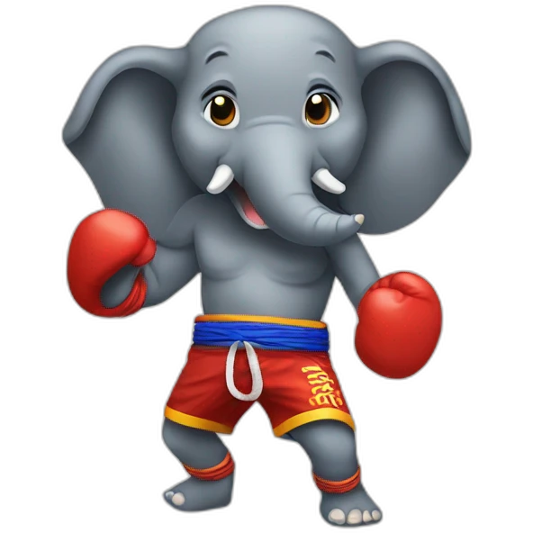 Elephant muay thai  emoji
