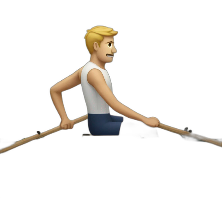 rowing man emoji