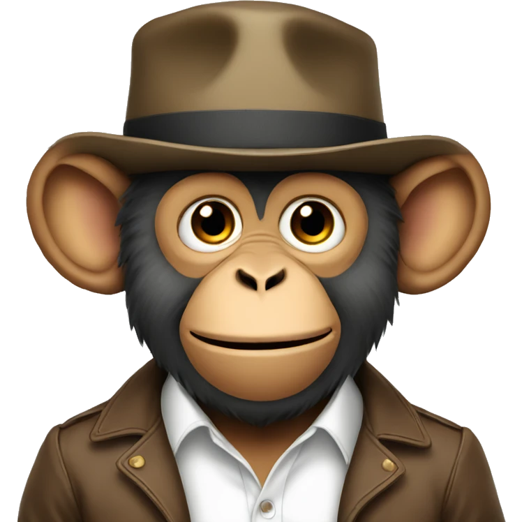 monkey wearing hat emoji