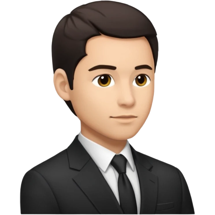 Man in suit side emoji