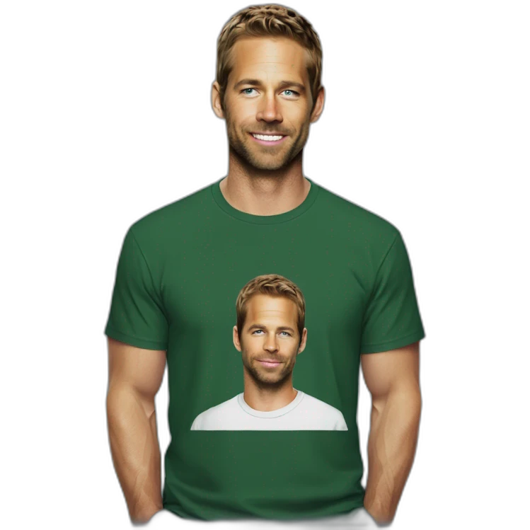 actor paul walker with a t-shirt on emoji