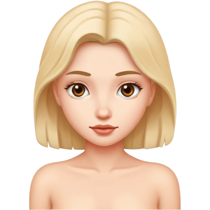 Nude girl  emoji