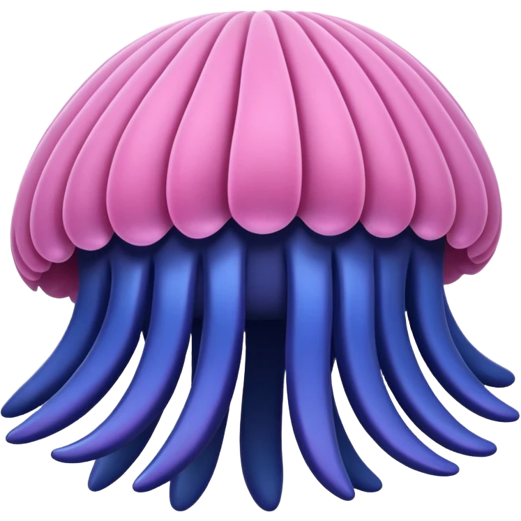 sea anemone blue pink emoji