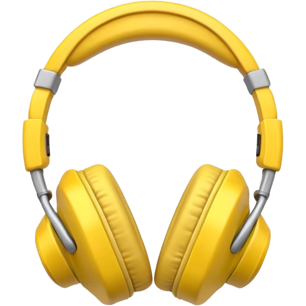 هدفون زرد emoji