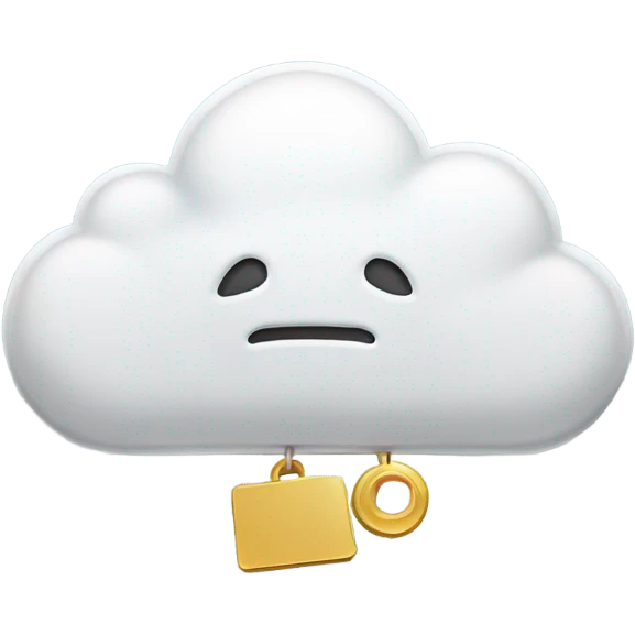cloud notification emoji
