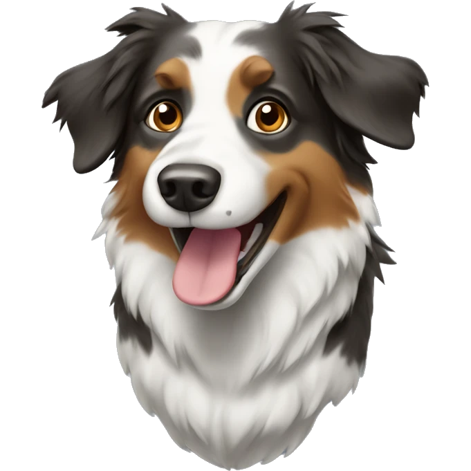 Anvil with Jumping Australian shepherd  emoji