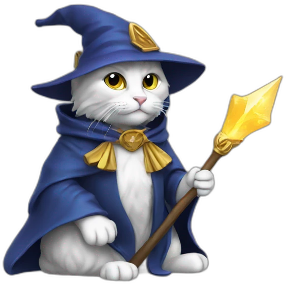 cat wizard coding emoji